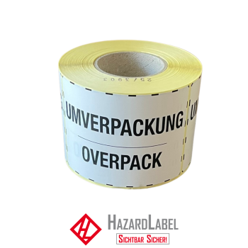 shippinglabel Overpack, 74x105 mm, Paper